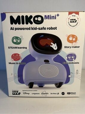 Mini+ Kids AI Robot — Purple
